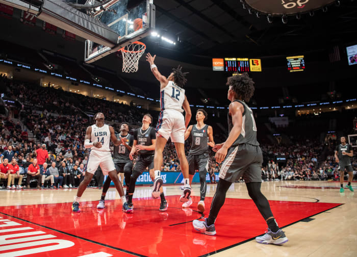 Nike Hoop Summit men's game April 8 2023 Taylor Balkom 12